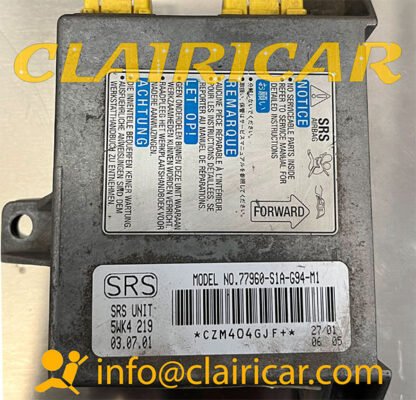 Unidad Airbag Honda